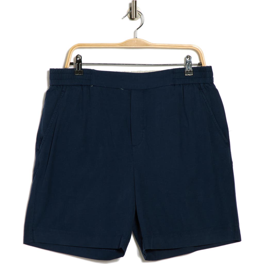 Elie Tahari Elastic Waist Shorts In Blue