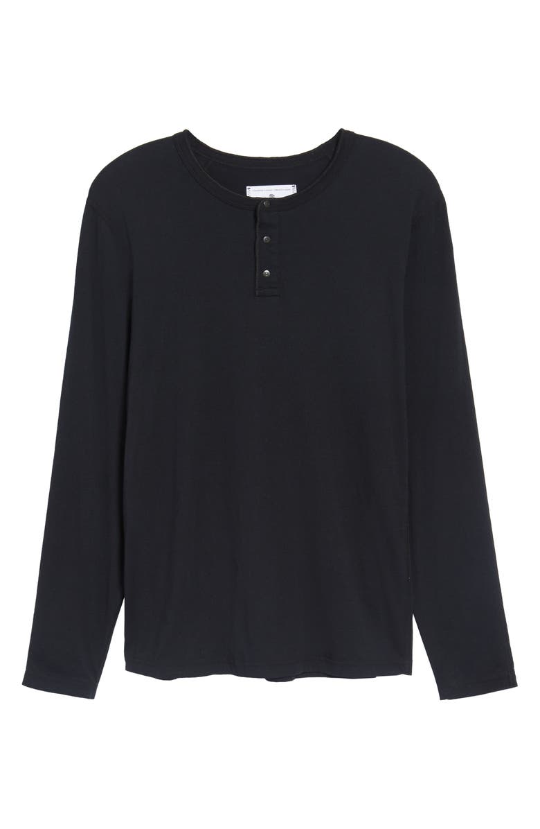 Reigning Champ Long Sleeve Henley T-Shirt, Alternate, color, 