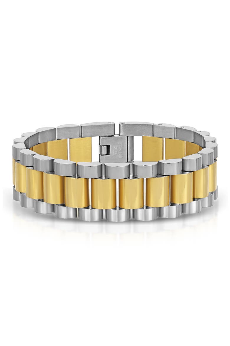 Reloj Two-Tone Bracelet, Main, color, GOLD