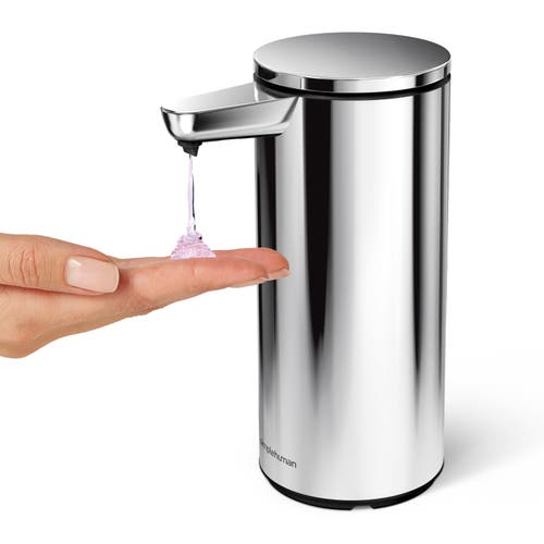 Simplehuman 9 Oz. Rechargeable Liquid Sensor Pump In Silver
