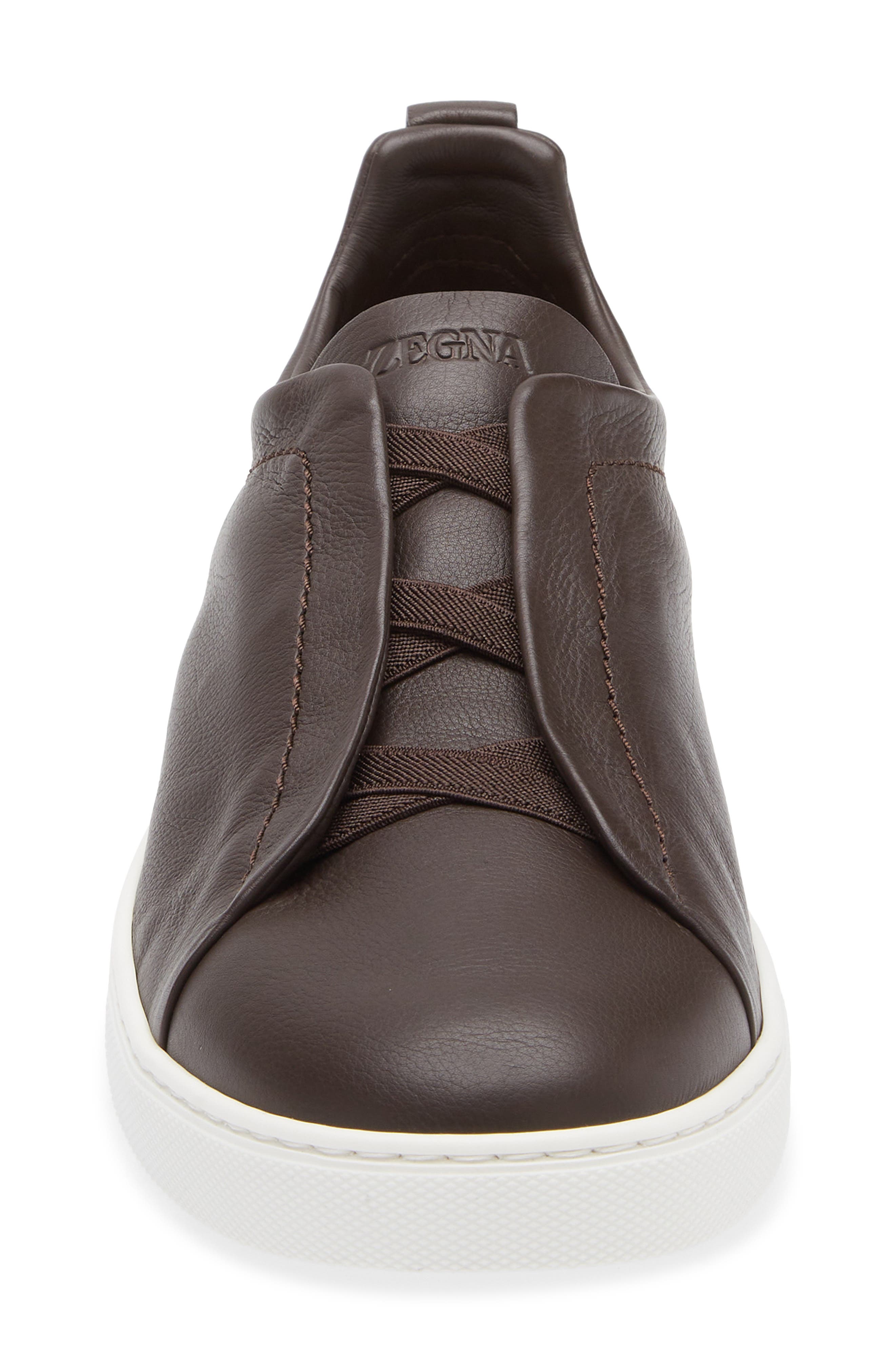 Triple Stitch™ SECONDSKIN Sneaker, Alternate, color, DARK BROWN