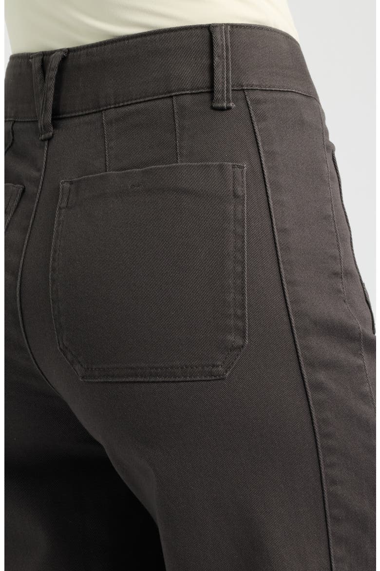 Emma Patch Pocket High Waist Wide Leg Pants, Alternate, color, ESPRESSO