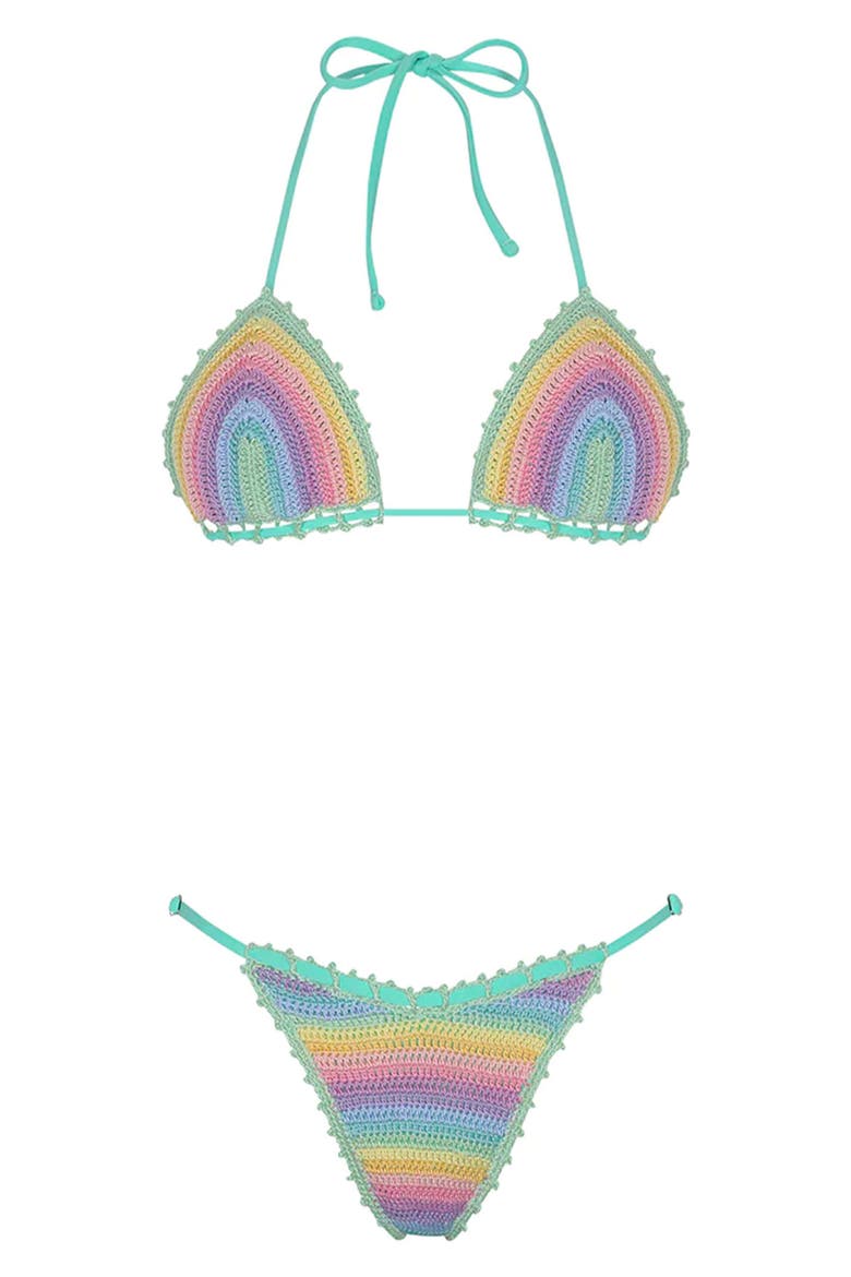 Trinidad Reversible Crochet Bikini Bottoms, Alternate, color, TEAL MULTI