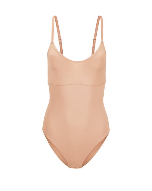 Adore Me Vanesse Smoothing Bodysuit In Light Beige