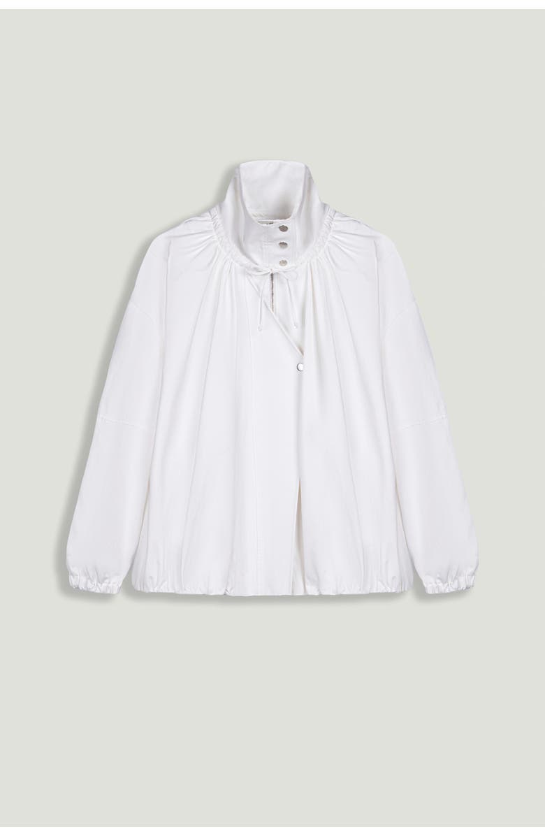 Nocturne Oversized Zip-Front Jacket, Alternate, color, White