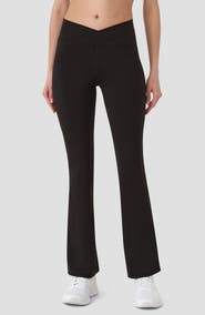 RM Rebecca Minkoff Crossover Waist Flare Leggings