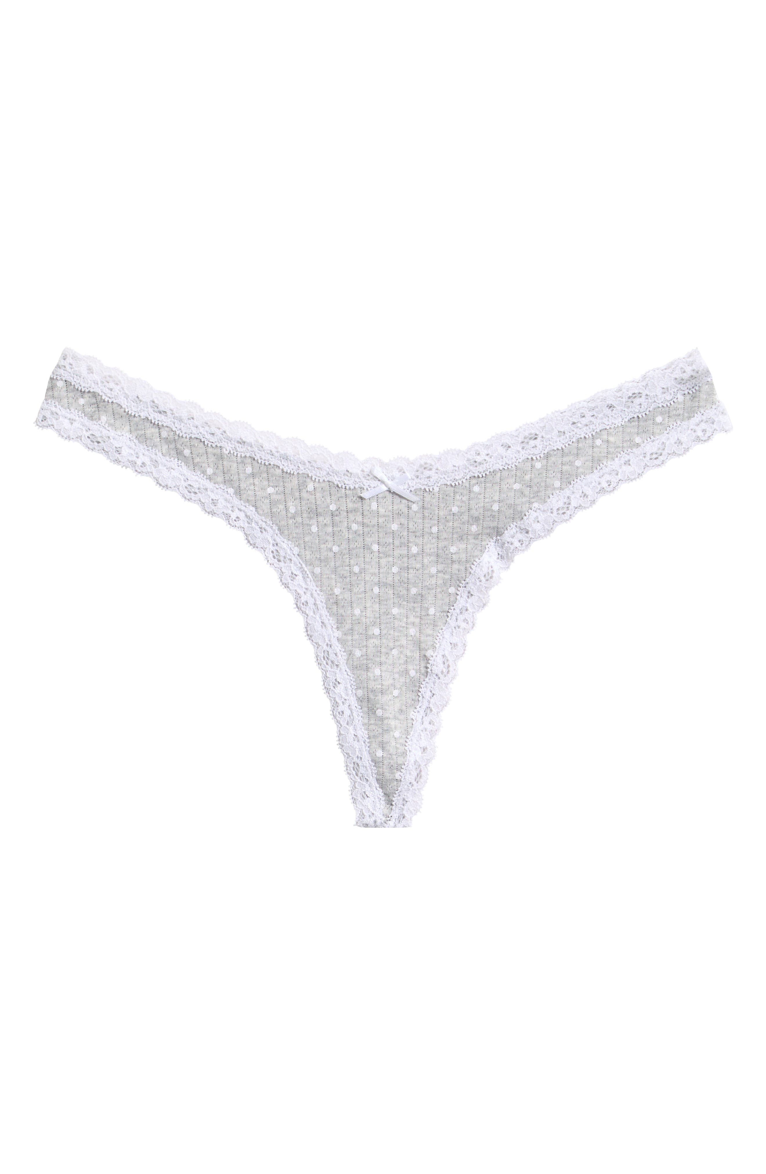 selected LIGHT HEATHER GREY PIN DOT