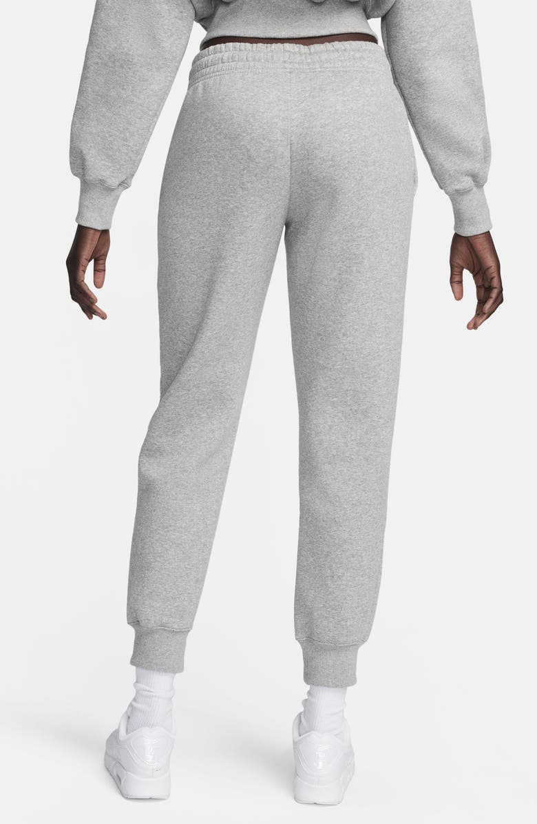Nike Sportswear Phoenix Fleece Mid Rise Joggers, Alternate, color, Dark Grey Heather/ Sail