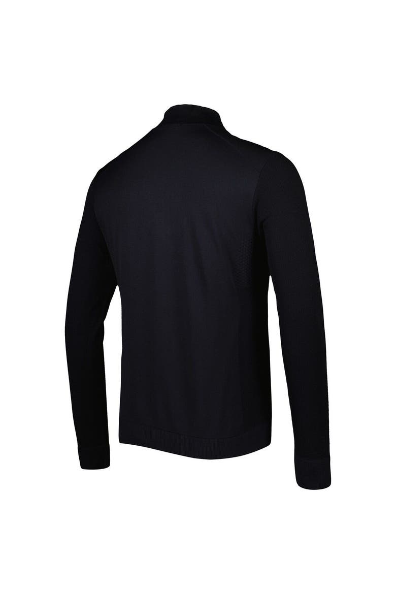 Men's Levelwear Black Philadelphia 76ers Nano Engineered Knit Fabric Quarter-Zip Jacket, Alternate, color, Black