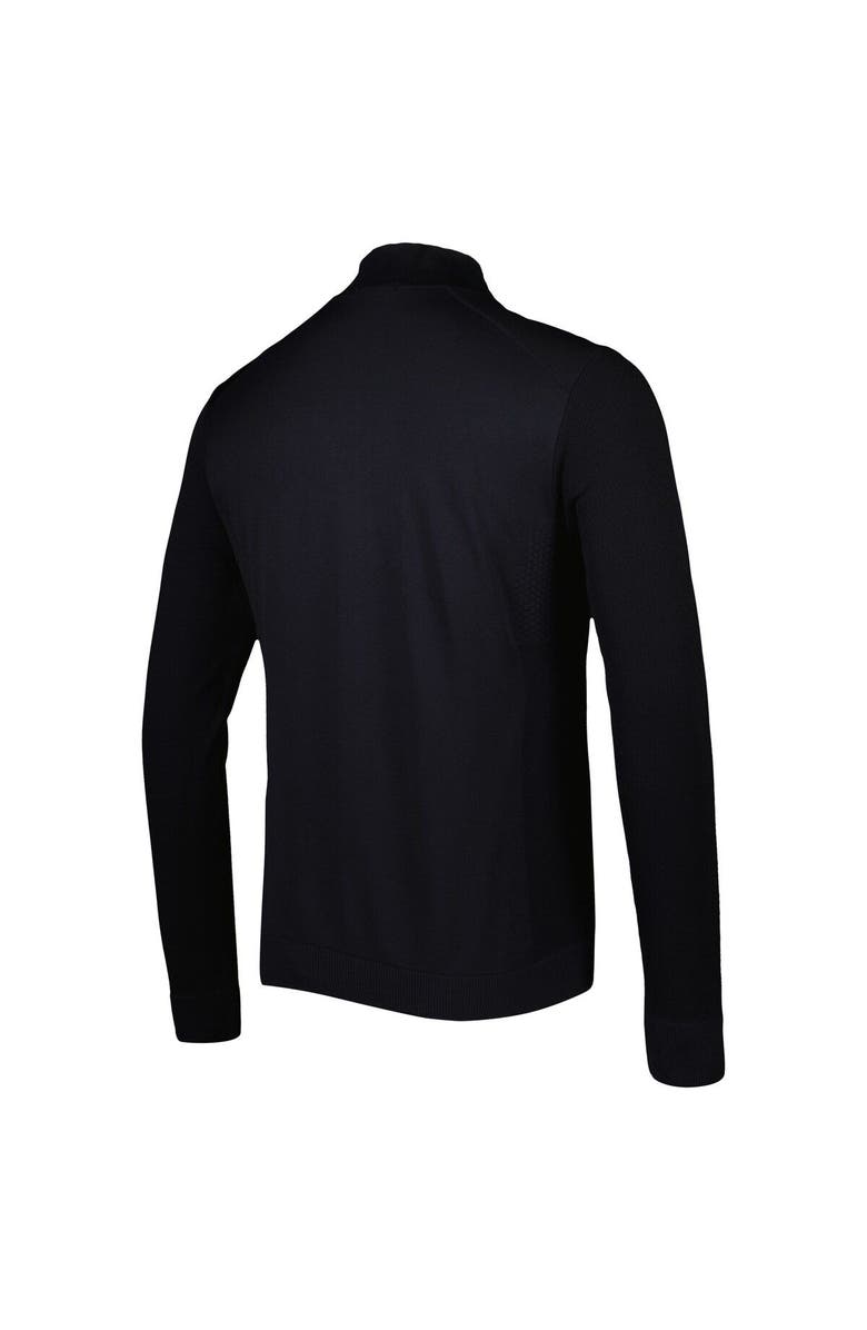 LEVELWEAR Men's Levelwear Black Philadelphia 76ers Nano Engineered Knit Fabric Quarter-Zip Jacket, Alternate, color, Black