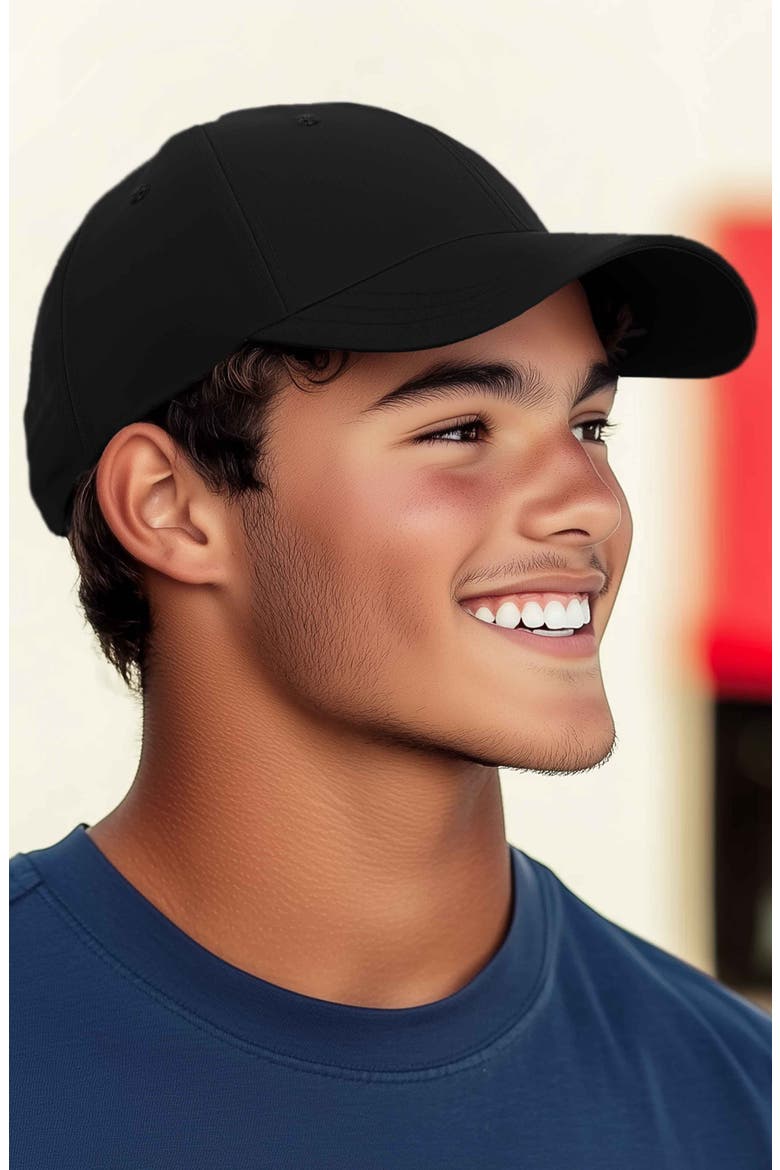 Classic Cotton Dad Cap, Alternate, color, Black