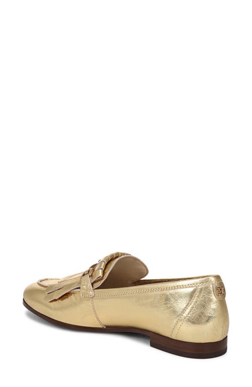 Sam Edelman Liz Kiltie Loafer In Gold