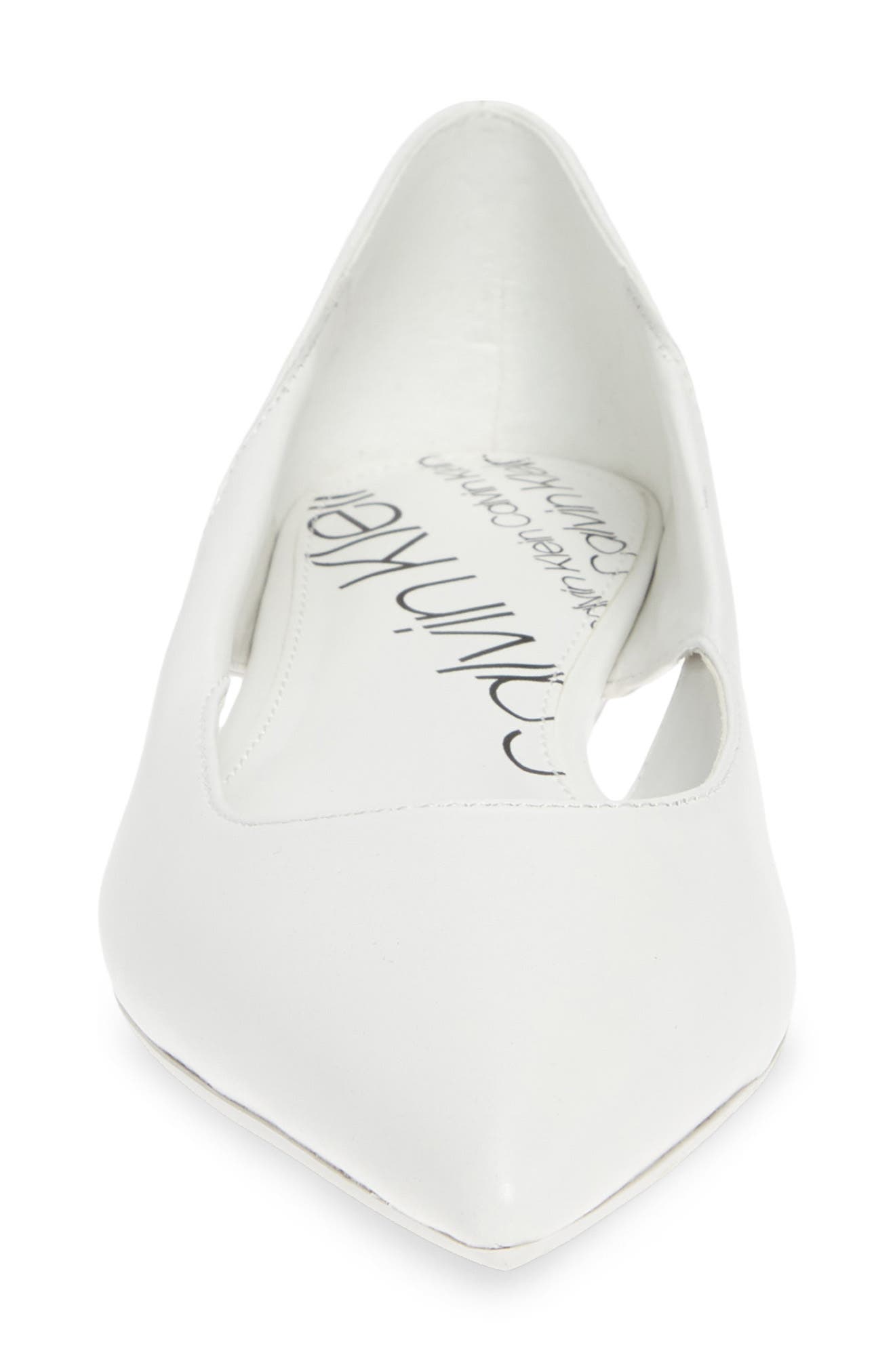 Merrel Flat, Alternate, color, WHITE LEATHER