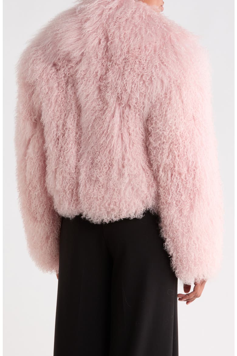 Genuine Shearling Jacket, Alternate, color, POWDER