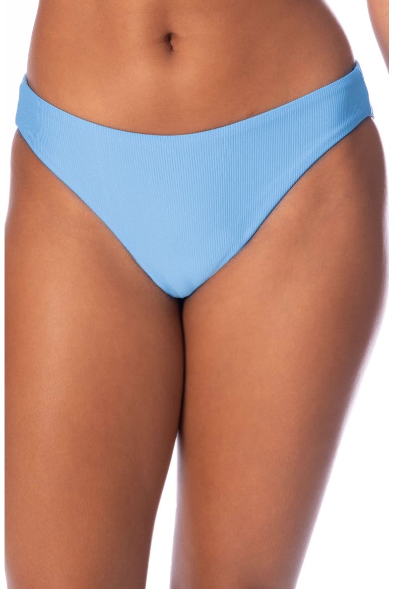 Stone Blue Sublimity Reversible Bikini Bottoms, Main, color, BLUE