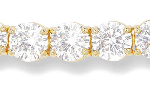 Melinda Maria Julian Loves Cubic Zirconia Bracelet In Goldhite