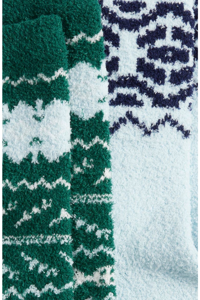 Cozy Assorted 2-Pack Crew Socks, Alternate, color, WINTER FAIRISLE