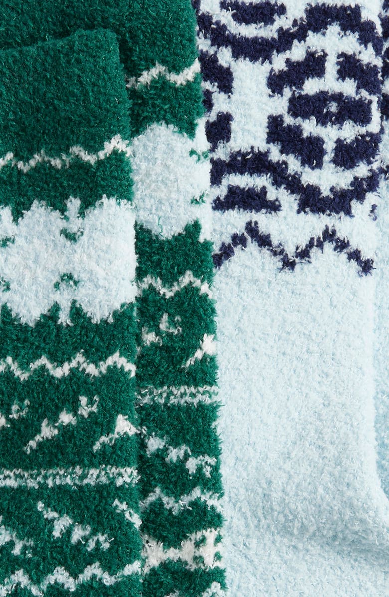 Nordstrom Cozy Assorted 2-Pack Crew Socks, Alternate, color, Winter Fairisle