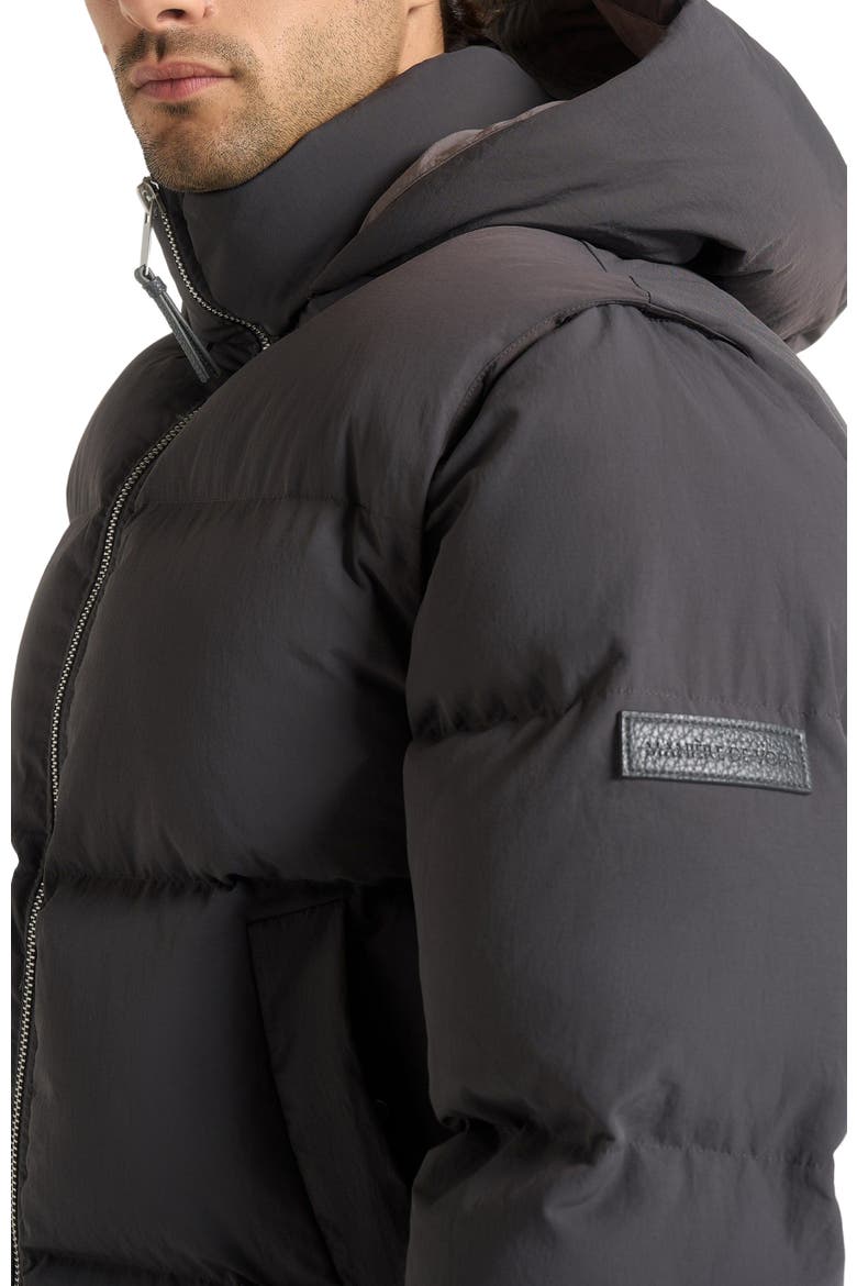 Eric 2-in-1 Puffer/Gilet Jacket, Alternate, color, Dark Grey