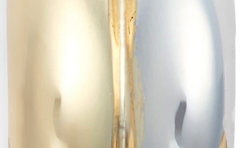 Nordstrom Chubby Two Tone Huggie Hoop In Goldilver