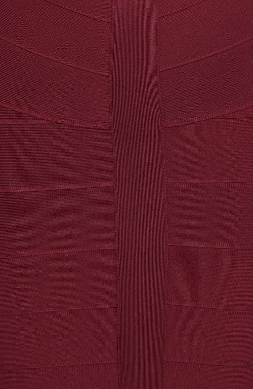 Petal And Pup Petal & Pup Josiah Keyhole Body-con Midi Dress In Burgundy