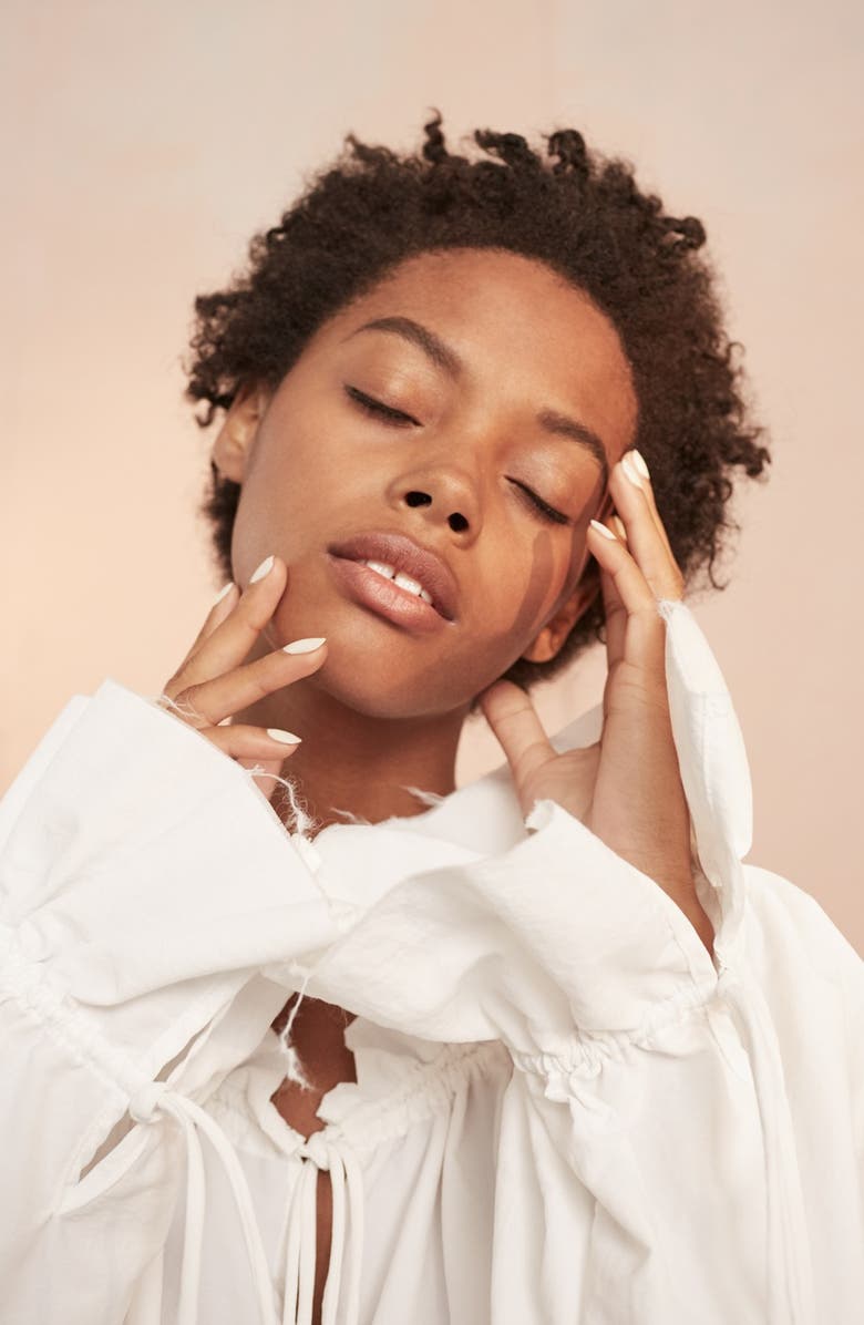 Marques’Almeida Marques'Almeida Gathered Pirate Top, Alternate, color, 