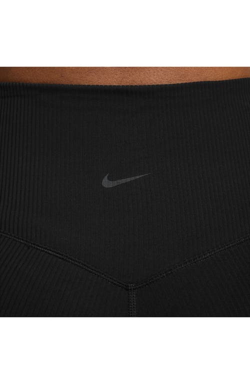 Nike Zenvy Dri-fit Cutout High Waist Flare Rib Leggings