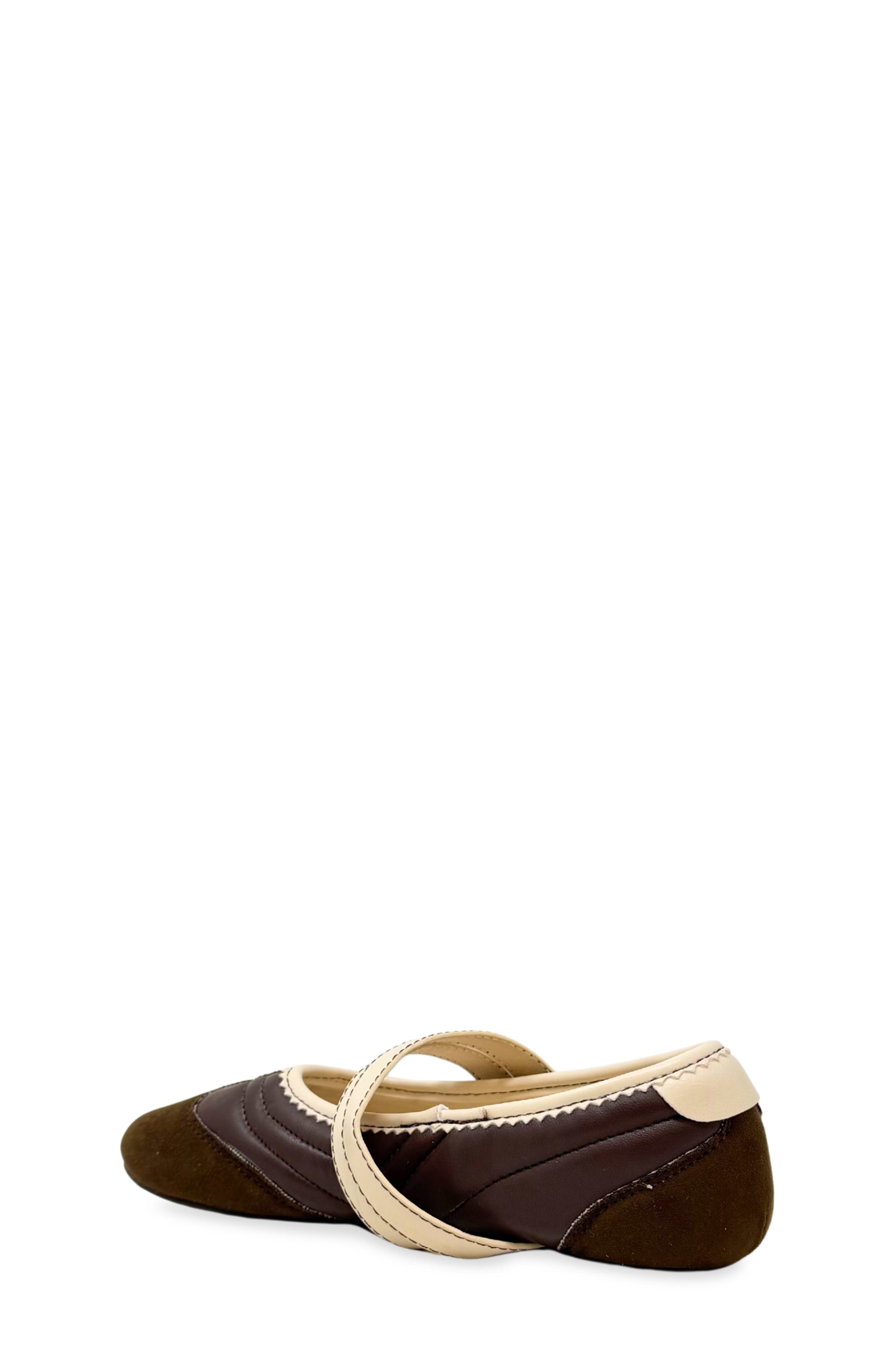 Kids' Salome Mini Mary Jane Sneaker, Alternate, color, BROWN