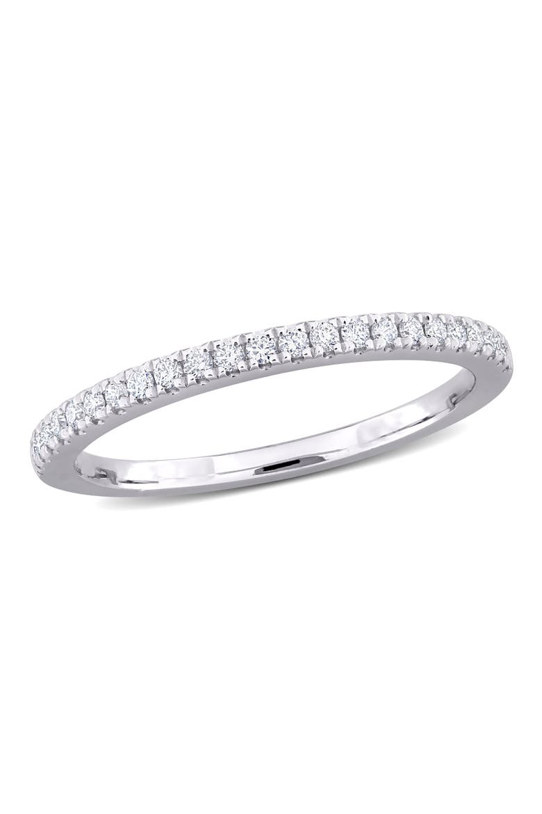 Lab Grown Diamond Anniversary Ring 14k, Main, color, White Gold