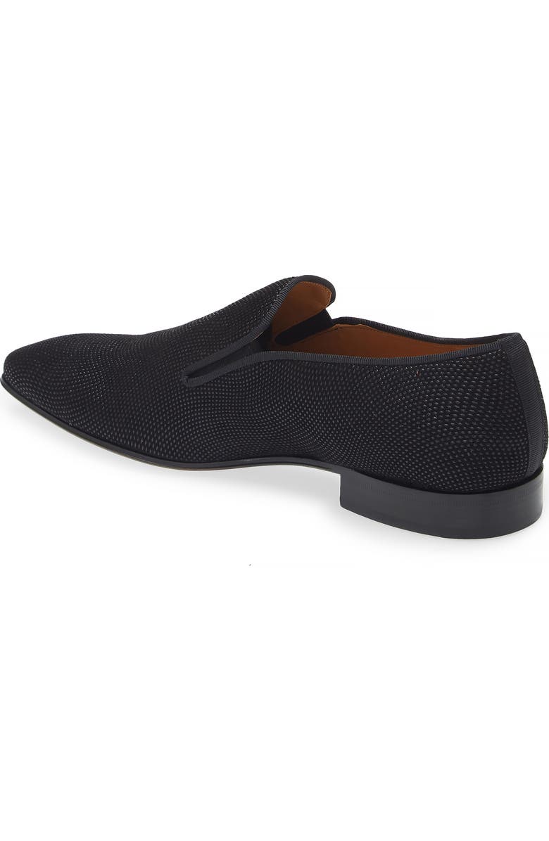 Mezlan Notte Glass Bead Slip-On, Alternate, color, Black