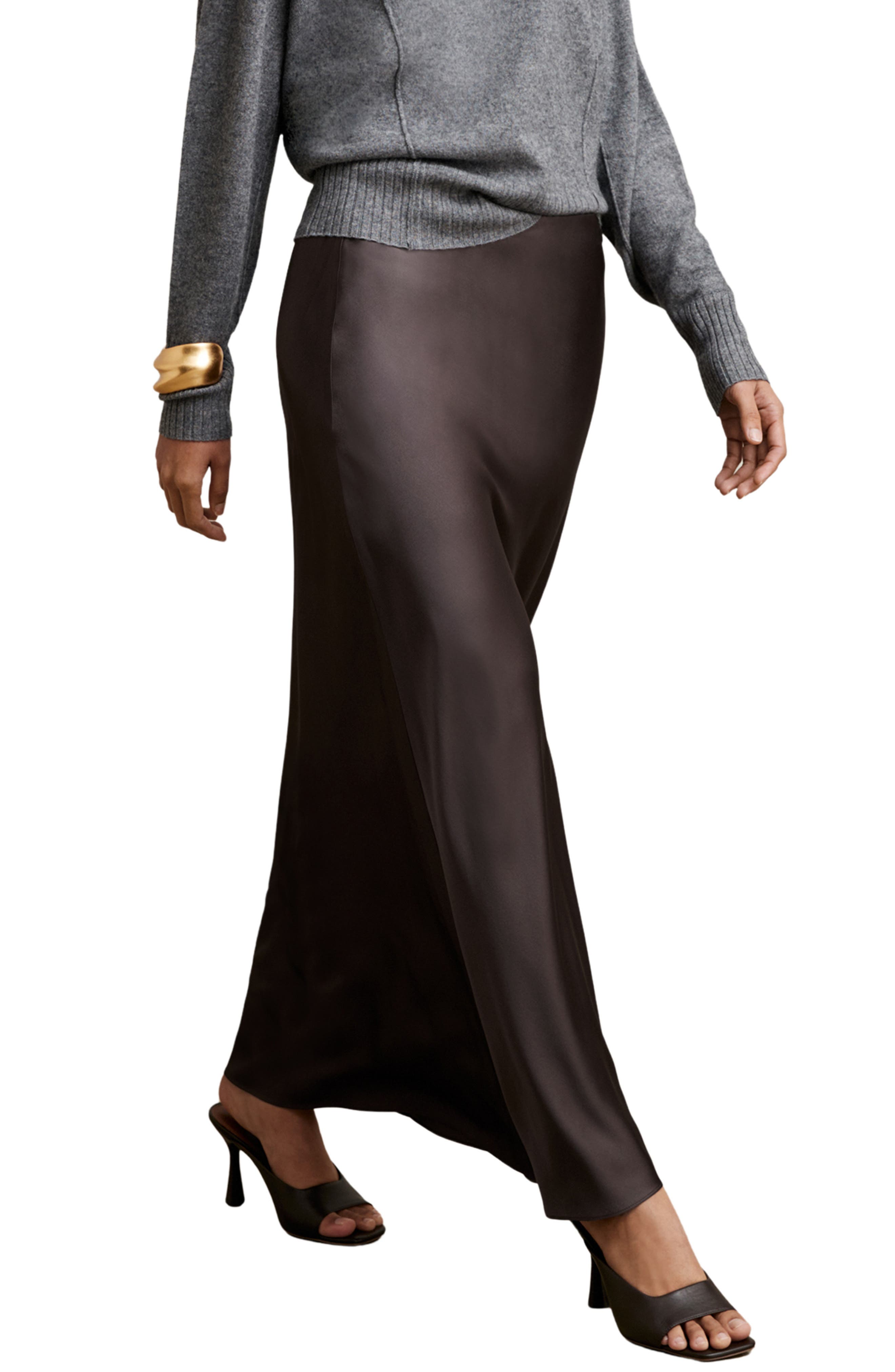Saskia Satin Skirt