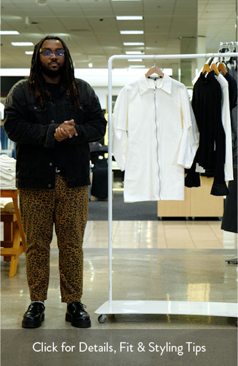 Long Sleeve Zip Minidress, sales video thumbnail