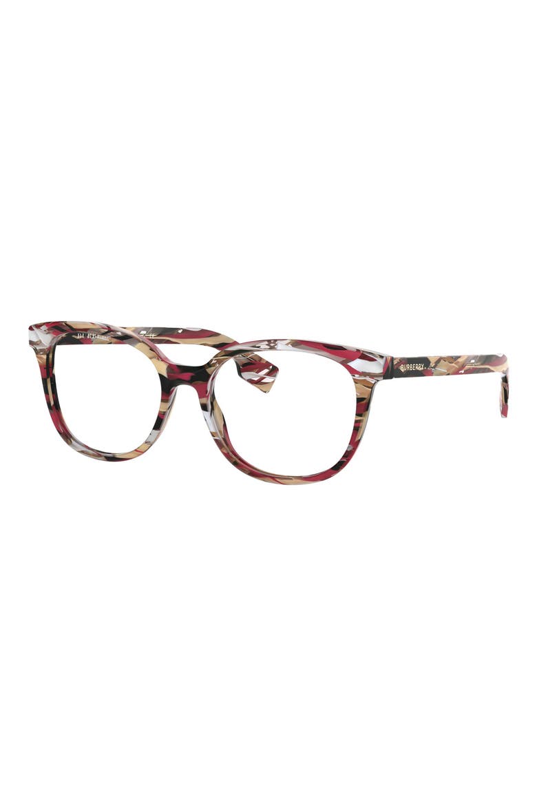 51mm Cat Eye Optical Glasses, Alternate, color, RED MULTI