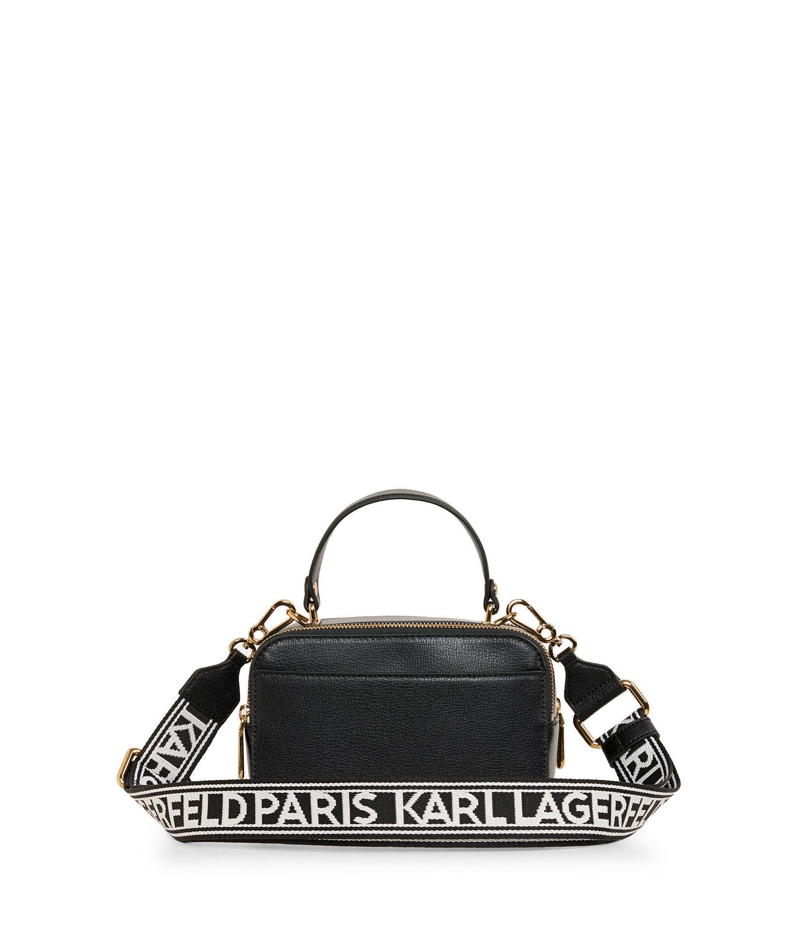 KARL LAGERFELD PARIS Simone Camera Crossbody, Alternate, color, Black