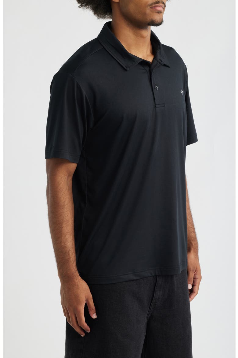 Tempo Performance Polo, Alternate, color, BLACK