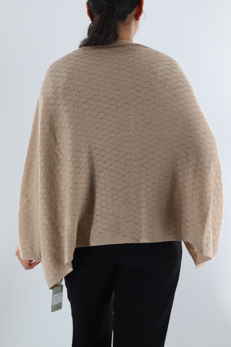 Knit Coccoon Wrap, Alternate, color, Oatmeal