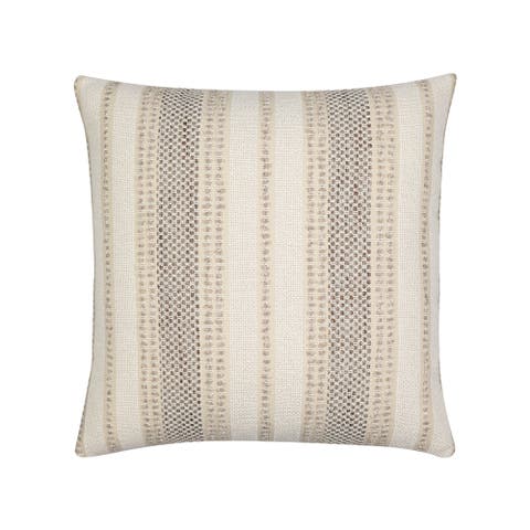 Axis Textural Stripe Indoor & Outdoor Woven Accent Pillow & Insert