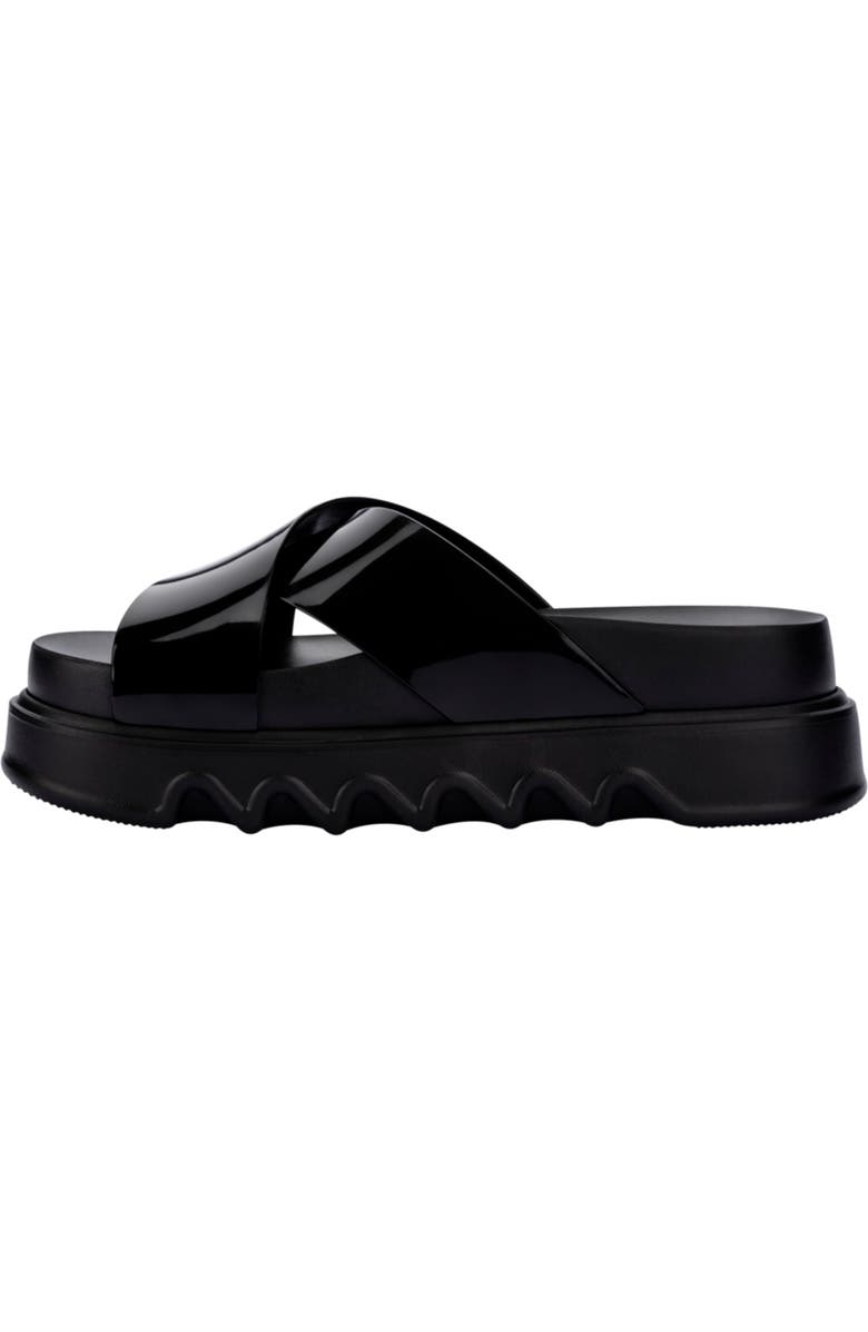 Melissa Cozy Cross Platform Slide Sandal, Alternate, color, Black