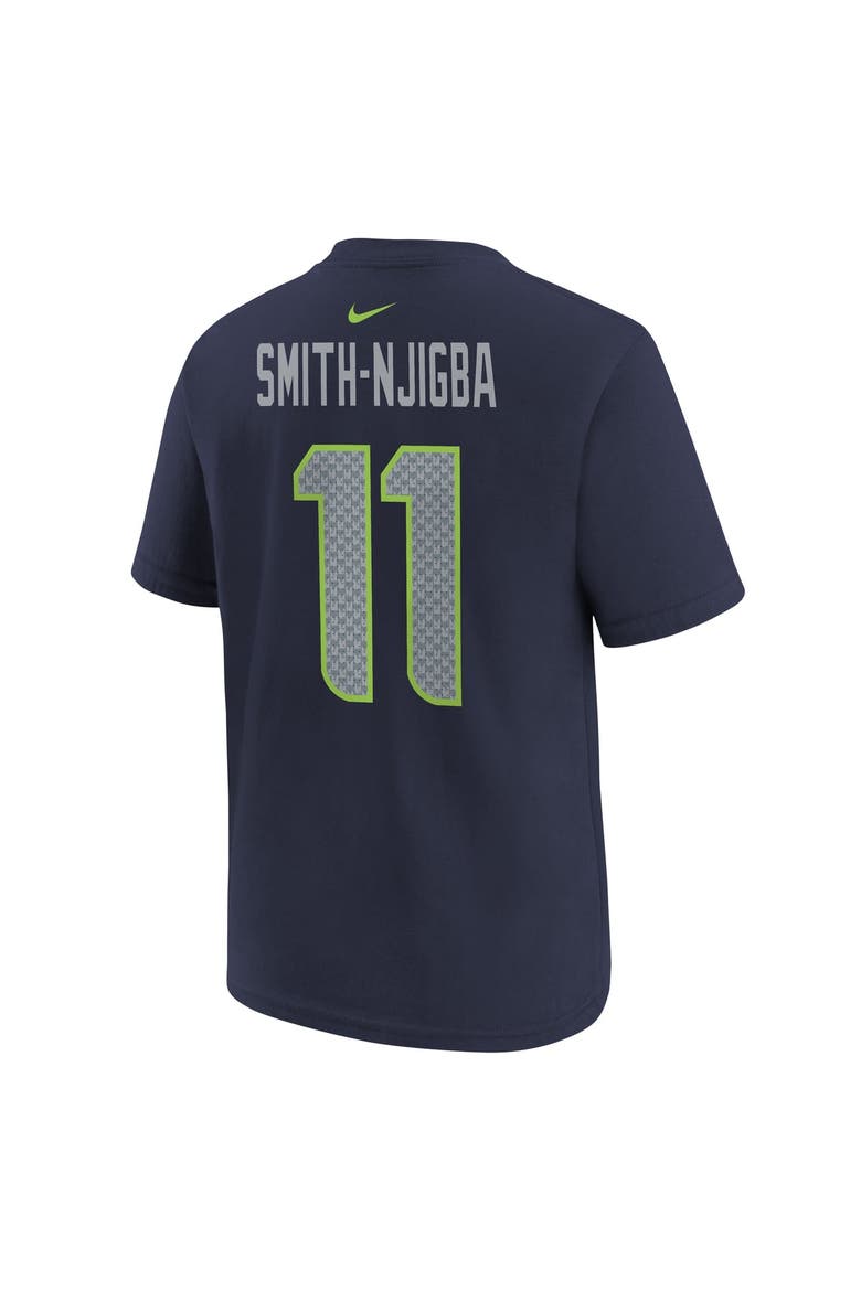 Youth Nike Jaxon Smith-Njigba College Navy Seattle Seahawks Player Name & Number T-Shirt, Alternate, color, College Navy