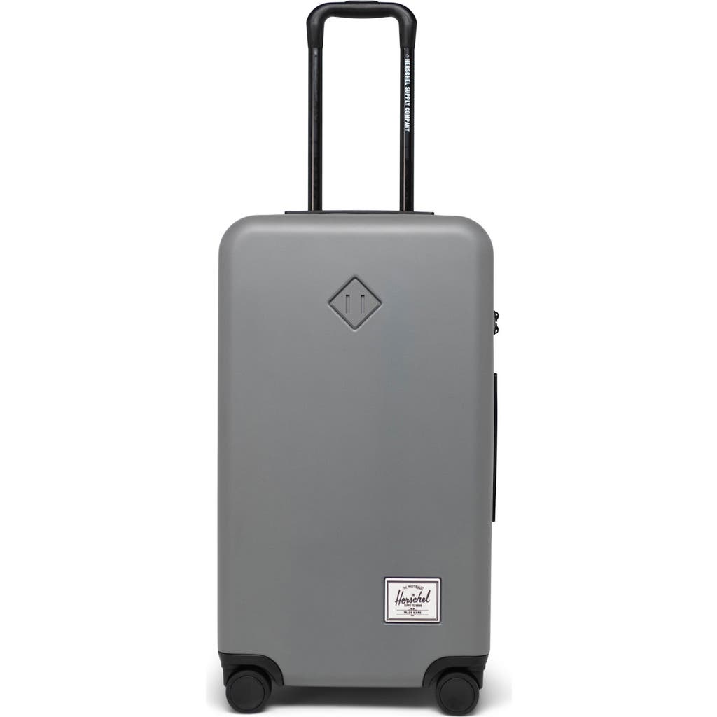Herschel Supply Co Heritage Hardshell Spinner In Gray