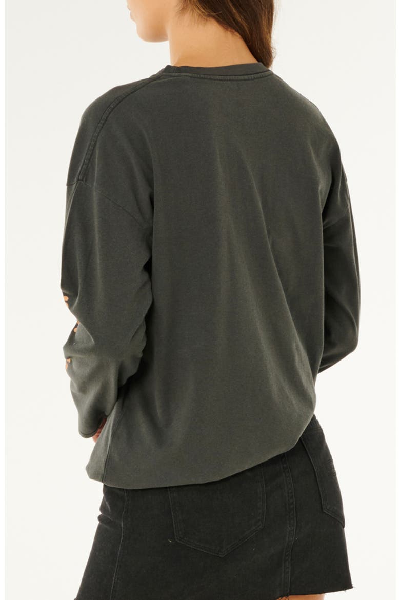 Pacific Coast Heritage Relaxed Graphic Long Sleeve T-Shirt, Alternate, color, WASHED BLACK