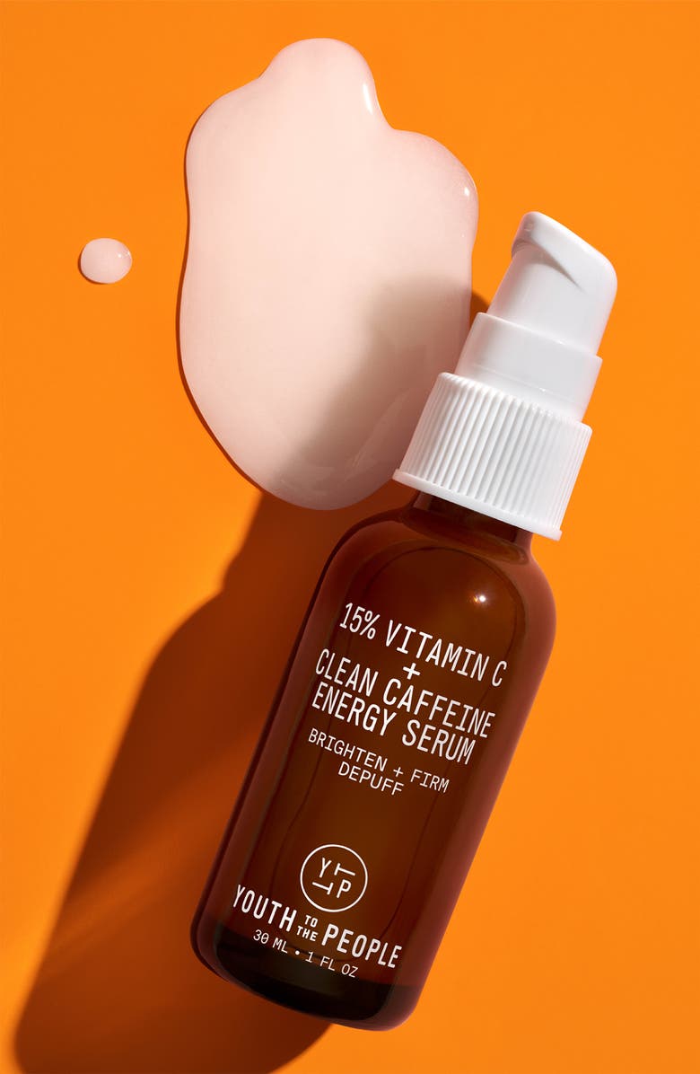 Youth to the People 15% Vitamin C + Clean Caffeine Energy Serum, Alternate, color, 