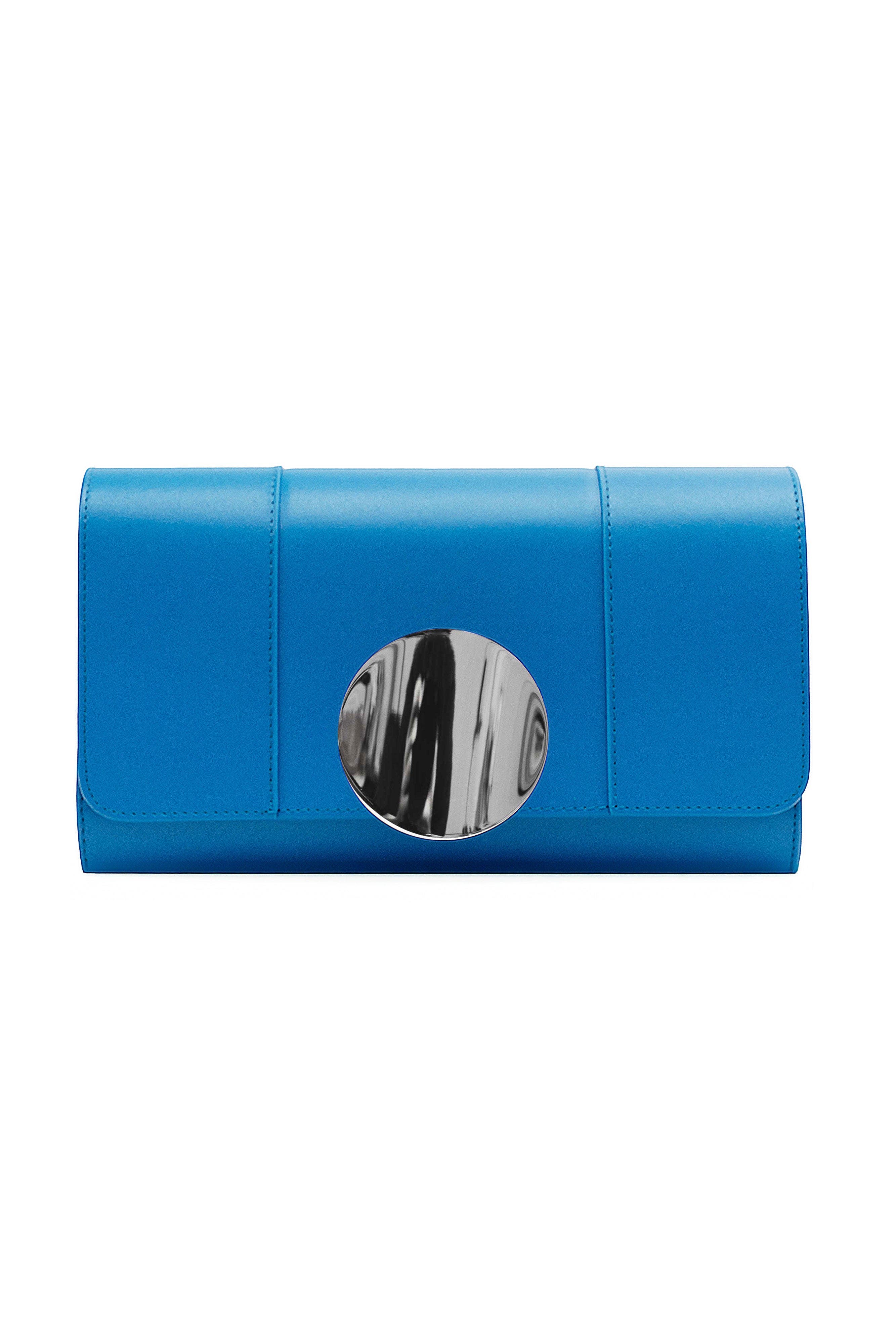 PERRIN PARIS Le Disque Clutch Azur, Main, color, Azur