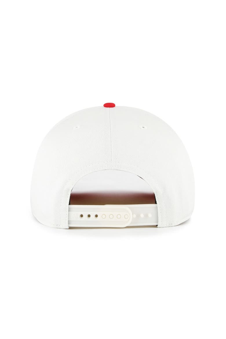 Men's '47 White Georgia Bulldogs Contemporary Basics Two-Tone Hitch Adjustable Hat, Alternate, color, White