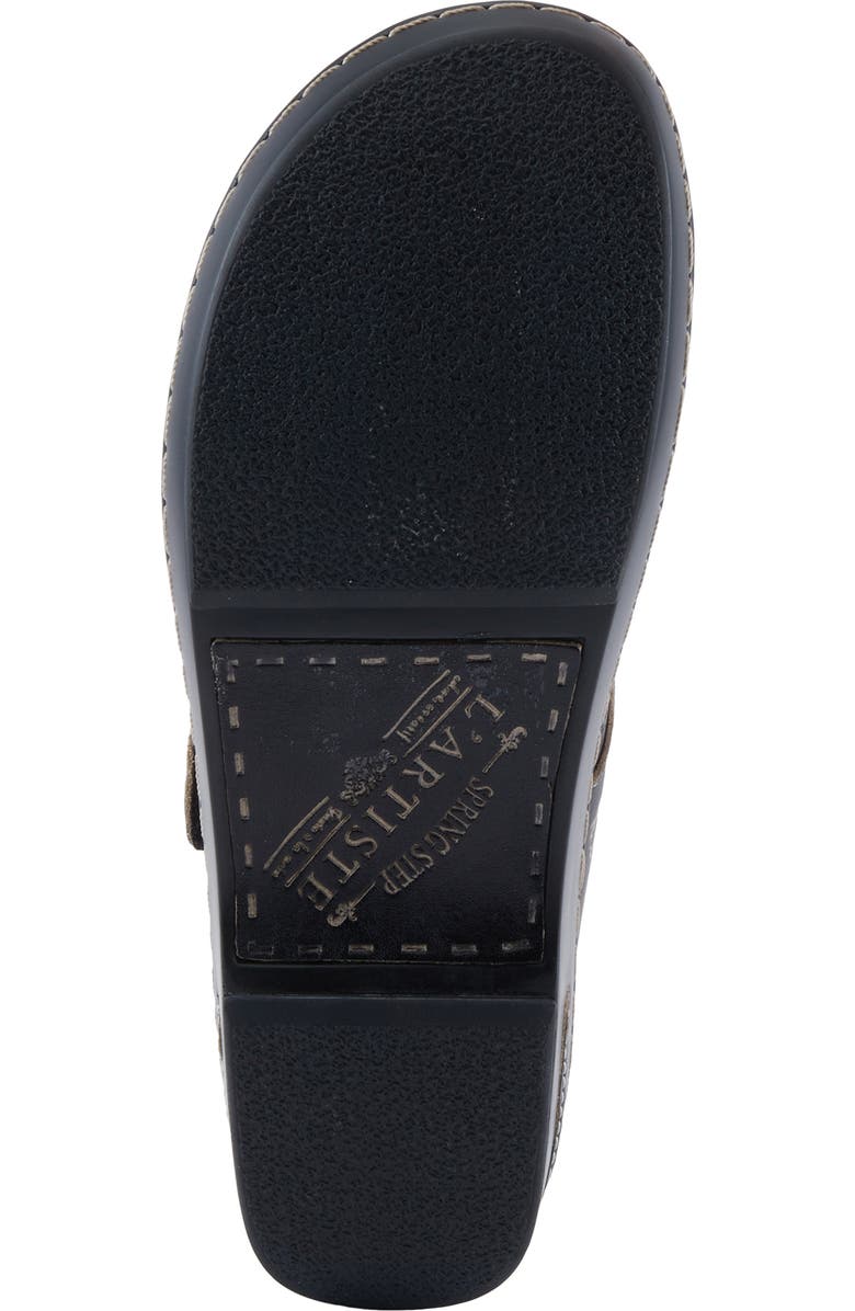 L'Artiste by Spring Step Flochino Platform Mule, Alternate, color, Black Multi