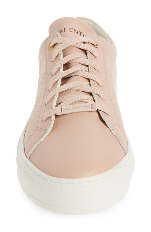 Valentino By Mario Valentino Jimmy Sneaker In Blush