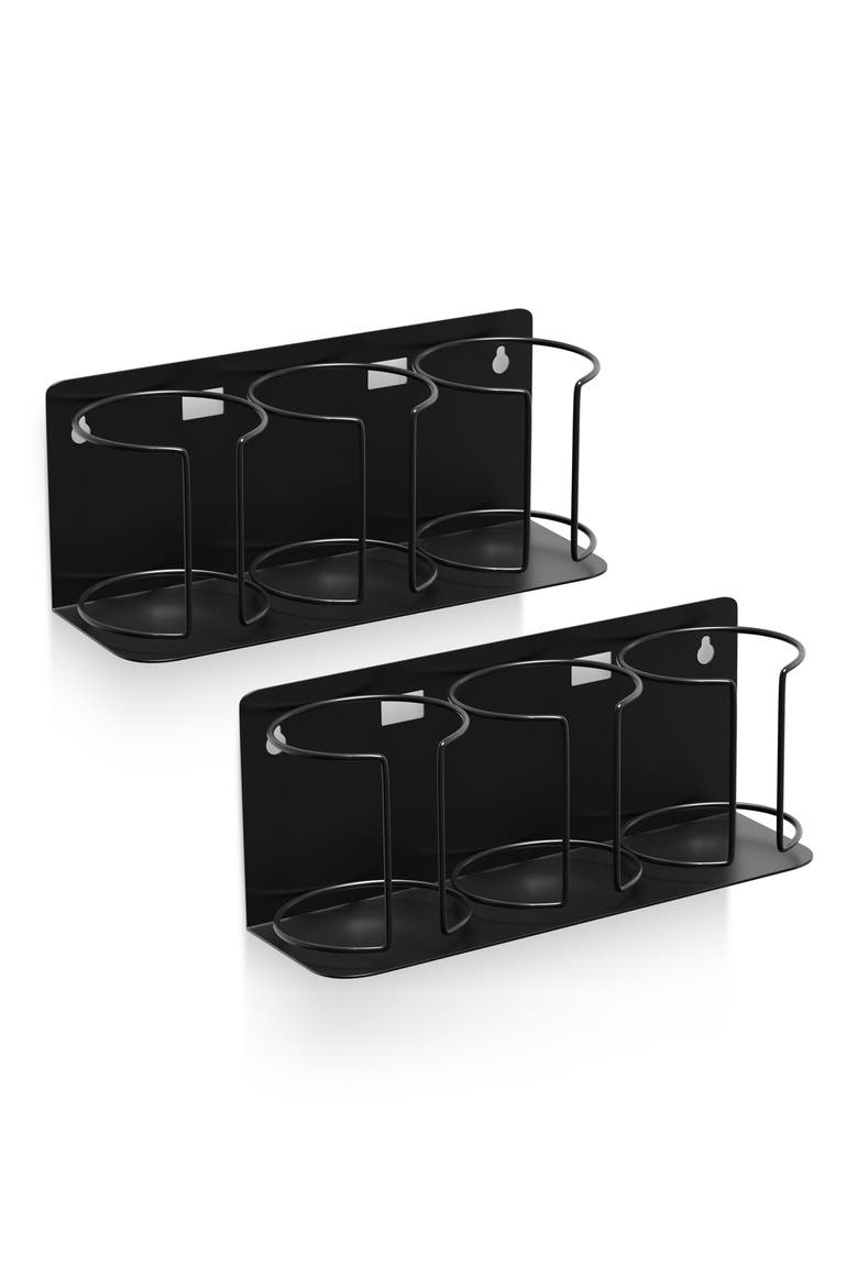 Set of 2 Magnetic Tumbler Organizers, Main, color, BLACK