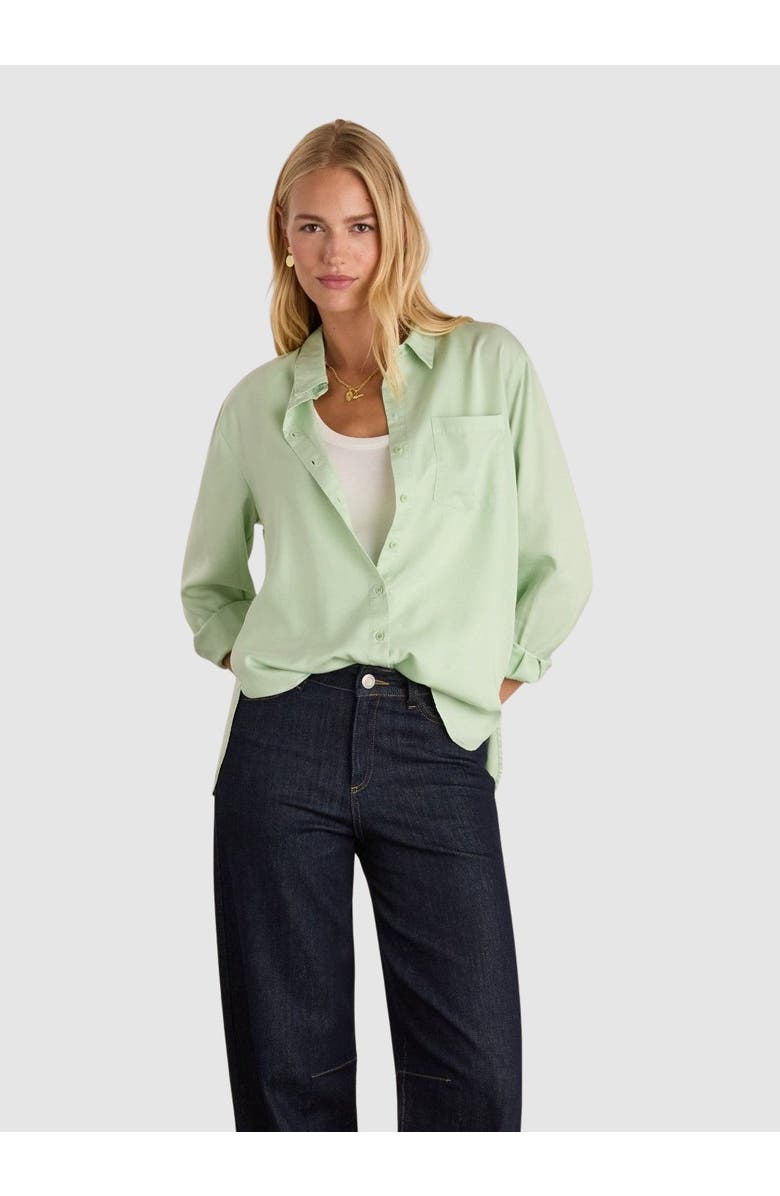Baukjen Martyna Relaxed Fit Shirt, Main, color, Pistachio