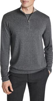 Jack Victor Daniel Quarter-Zip Cotton Sweater