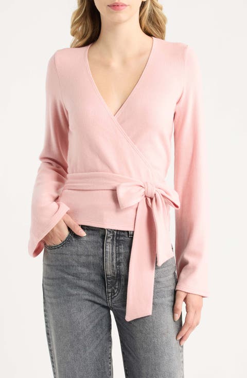 Kylen Wrap Knit Top